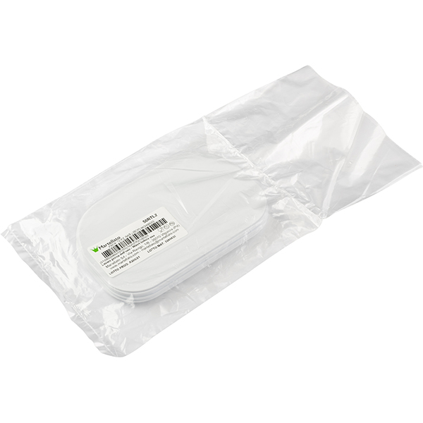 Шпатель твердый[10шт];пластик;,L=145,B=95мм;белый