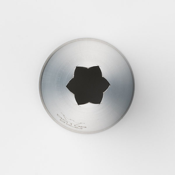 Насадка кондитерская «Открытая звезда»[5шт];сталь нерж.;,H=45,L=25/8мм