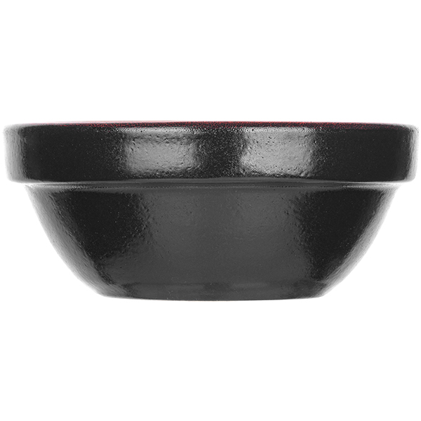 Салатник «Млечный путь красный»;фарфор;300мл;D=13см;красный,черный