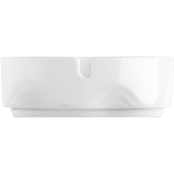 Пепельница «Мелодия»;фарфор;D=101,H=35мм;белый