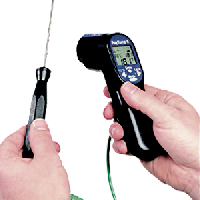 Термометр инфракр.-60+500С;пластик;,H=55,L=190,B=115мм;черный