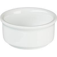 Соусник «Белая» Практик;фарфор;50мл;D=67,H=33мм;белый