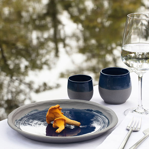 Стакан для коктейлей «Нау»;керамика;200мл;D=80,H=73мм;синий