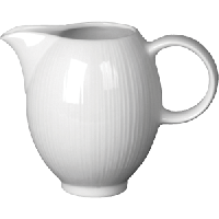 Молочник «Спайро»;фарфор;285мл;D=50,H=105,L=145,B=95мм;белый