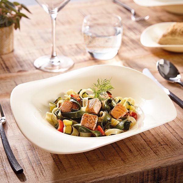 Тарелка для пасты «Тэндэнси»;зеникс;0,55л;D=280,H=58мм;белый