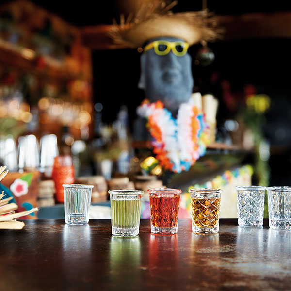 Стопка набор[6шт];стекло;34мл;D=44,H=55мм;в ассорт.