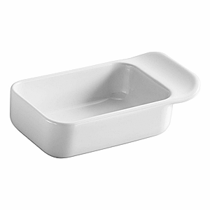 Блюдо «Бистро» глубокое;фарфор;150мл;,H=40,L=135,B=75мм;белый