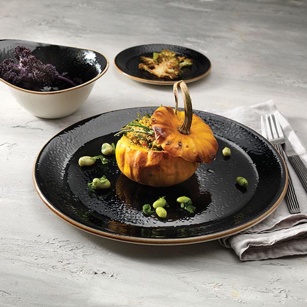 Салатник «Крафт лакрица»;фарфор;450мл;,L=18,B=14см;черный