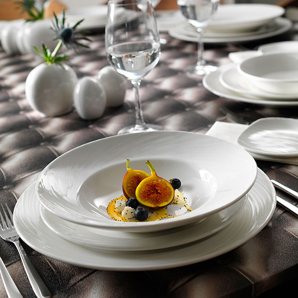 Ваза для цветов «Спайро»;фарфор;D=20,H=80,L=115,B=75мм;белый