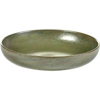 Салатник «Серфис»;керамика;0,75л;D=21,H=4см;зелен.