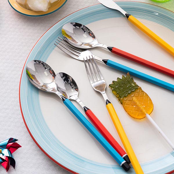 Тарелка глубокая «Рио Блю»;фарфор;D=21,5см;белый,синий