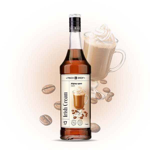 Сироп «Айриш Крим» Pinch&Drop;стекло;1л;D=85,H=330мм