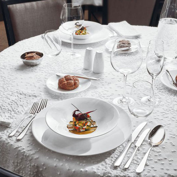 Тарелка глубокая «Неве»;кост.фарф.;D=30см;белый