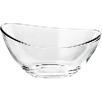 Салатник «Папайя»;стекло;170мл;D=10,H=5см;прозр.