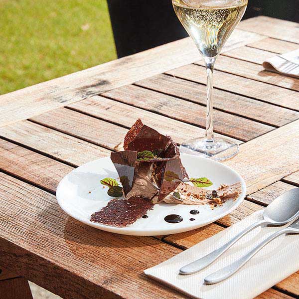 Вилка десертная «Лаццо Патина»;сталь нерж.;,L=18,5см;металлич.,матовый