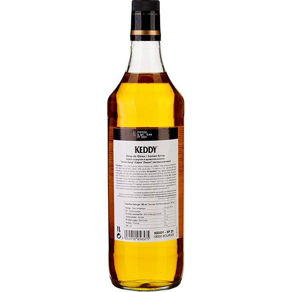 Сироп «Монин-Кедди» "Лимон";стекло;1л;D=8,H=31см