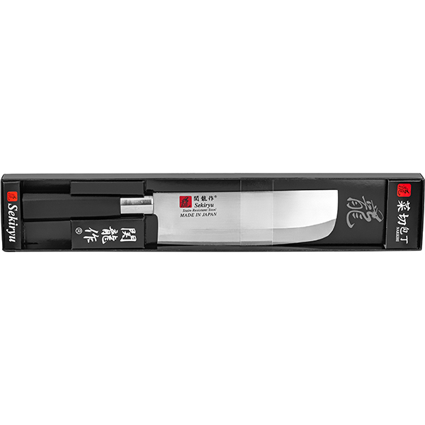 Нож кухонный «Токио» двусторонняя заточка;сталь нерж.,пластик;,L=295/165,B=50мм