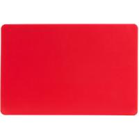 Доска разделочная;пластик;,H=1,L=30,B=20см;красный