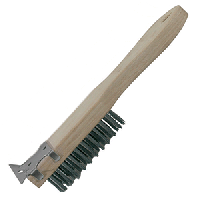 Щетка-скребок;дерево;,L=28см