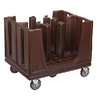 Тележка для тарелок круглых, овальных и квадратных, 6 разделителей;полиэтилен;,H=90,2,L=98,4,B=76,2с