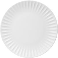 Тарелка «Ригби» мелкая;фарфор;D=20,6см;белый