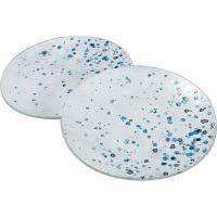 Тарелка «Кантри»;стекло;D=20см;синий