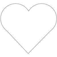 Резак «Сердце»;пластик;,L=75,B=70мм