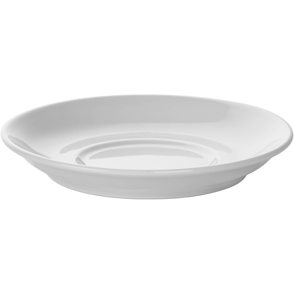 Блюдце «Кашуб-хел»;фарфор;D=170,H=15мм;белый