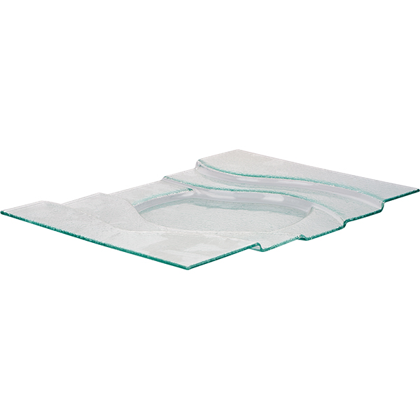 Блюдо сервировочное «Криэйшнз Сплэш»;стекло;,L=50,B=35см