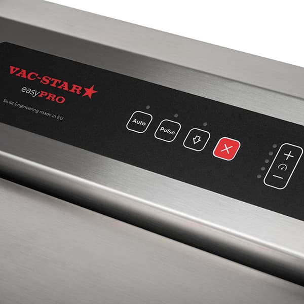 Упаковщик вакуумный «Easy Pro» бескамерный;сталь нерж.;,H=12,7,L=41,7,B=25,3см;300вт;стальной