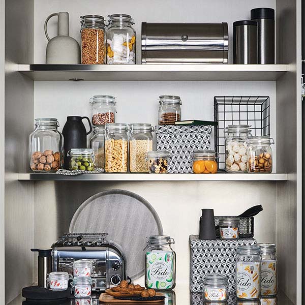 Банка для подачи «Фидо» круглая с крышкой;стекло;200мл;D=83,H=84мм;прозр.