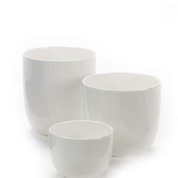 Стакан для чая «Бэйс»;фарфор;350мл;D=8,H=9см;белый,матовый