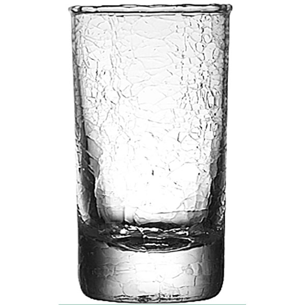 Стопка «Кракле»;стекло;50мл;D=4,H=9см;прозр.