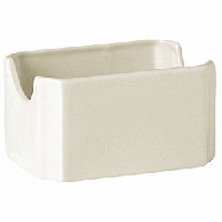 Емкость для пакетиков сахара «Айвори Монте Карло»;фарфор;,H=50,L=100,B=78мм;слон.кость