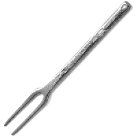 Вилка для улиток «Мерси»;сталь нерж.;,L=140,B=14мм;серый