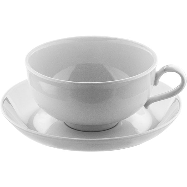 Пара бульонная;фарфор;400мл;D=17,H=7см;белый