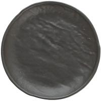 Тарелка «Вулкания» для масла;фарфор;D=10см;черный