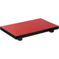 Блюдо для суши;сосна;,H=3,L=24,B=15см;черный,красный