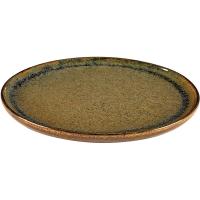 Тарелка «Серфис»;керамика;D=210,H=15мм;серый