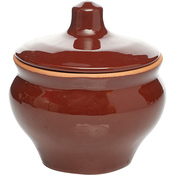 Горшок для запекания «Мечта хозяйки»;керамика;350мл;D=10,H=11см;коричнев.