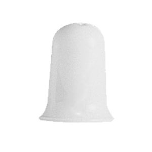 Солонка «Гастрономи»;стекло;58мл;D=35,H=55,L=45мм;слон.кость