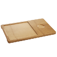 Поднос д/арт.641007,642035;бамбук;,H=17,L=370,B=240мм