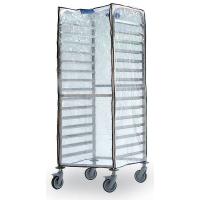 Чехол для тележки размера GN 1/1 антибактериальный;поливинилхл.;,H=152,L=62,B=71см;прозр.