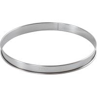 Кольцо кондитерское;сталь нерж.;D=20,H=2см;металлич.