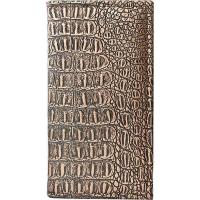 Папка для счетов «Крокодил»;кожезам.;,H=70,L=225,B=120мм;бронз.