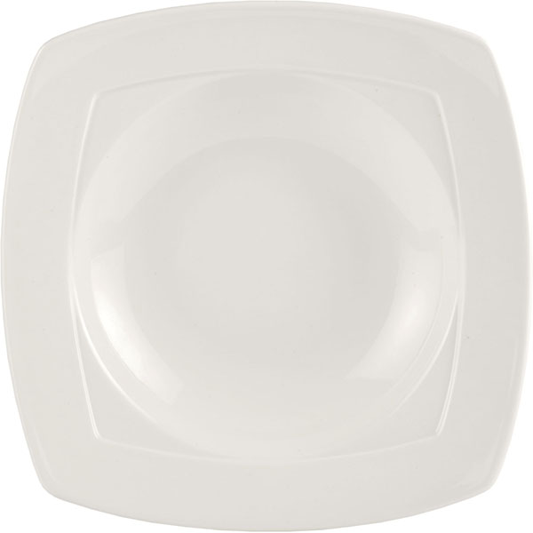 Салатник «Симплисити Вайт»;фарфор;400мл;,H=4,L=23,B=23см;белый