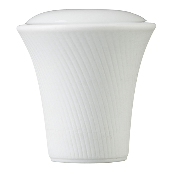 Перечница «Граффити Нью»;фарфор;317мл;,H=64мм;белый