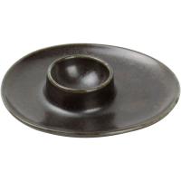 Подставка для яйца;фарфор;,L=12,B=11см;коричнев.