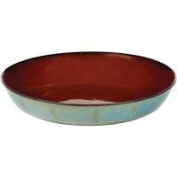 Блюдо глубокое;керамика;D=175,H=30мм;коричнев.,серый