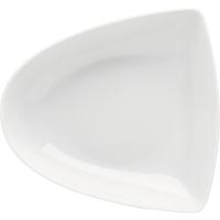 Тарелка «Энджой» треугольная;фарфор;,L=23,1,B=21,4см;белый
